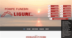 Desktop Screenshot of pompefunebriliguri.com